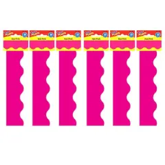 Trend Enterprises&reg; Terrific Trimmers&reg; Classic Borders, 234ft. Hot Pink