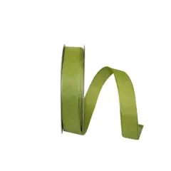 Reliant 7/8" x 50yd. Linen Touch Mono Solid Ribbon Green Grass
