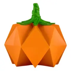 6" Orange Origami Pumpkin Tabletop Figurine