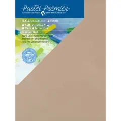 Pastel Premier&trade; Handbook Paper Co.&trade; Sanded Pastel Paper, 2ct. Italian Clay