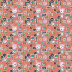 Camelot Fabrics Coral Deadlines Cotton Precut Fabric