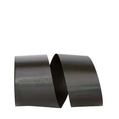 JAM Paper 2.5" x 50yd. Single Face Satin Allure Ribbon Black