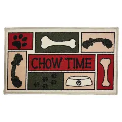 DII&reg; Chow Time Printed Nylon Accent Rug, 1.5ft. x 2.5ft.