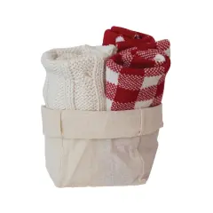 Hello Honey&reg; Cotton Knit Dish Cloth Set in Cotton Bag
