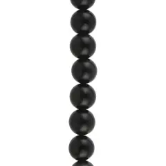 Black Obsidian Round Beads, 8mm by Bead Landing&trade;