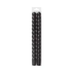 10" Unscented Bubble Taper Candles, 2ct. by Ashland&reg; Black