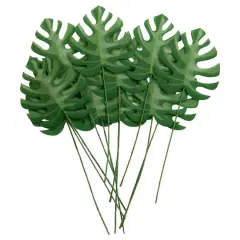 Green Fabric Monstera Embellishments by Recollections&trade;
