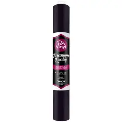 PA Vinyl Matte Removable Adhesive Vinyl Black