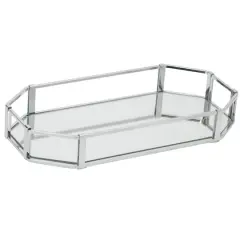 Home Details Octangular Mirrored Vanity Tray