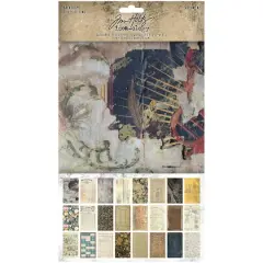 Idea-Ology Volume No.2 Backdrops 6" x 10" Double-Sided Cardstock, 24 Sheets