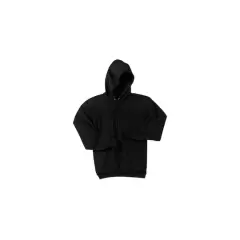 Port & Company&reg; Neutrals Core Fleece Pullover Hooded Sweatshirt Jet Black