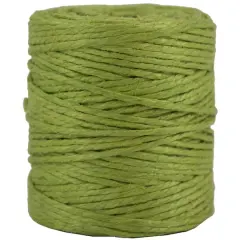 JAM Paper 1/4" x 73yd. Paper Kraft Twine Lime Green