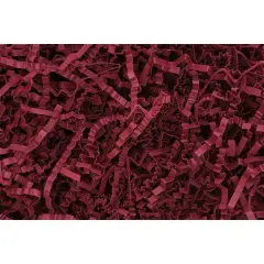 Essentials by Leisure Arts Crinkle Shred Box, 10lb. Burgundy