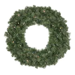 24" LED Canadian Pine Artificial Christmas Wreath