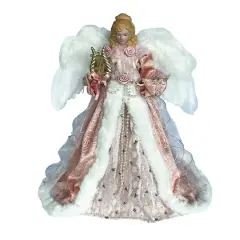 Santa's Workshop 16" Mauve Victorian Angel Tree Topper