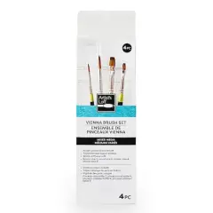 4-Piece Mixed Media Vienna Brush Set No.2 by Artist's Loft&reg;
