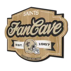 NFL Fan Cave Sign New Orleans Saints