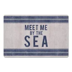 Meet Me By The Sea Floor Mat