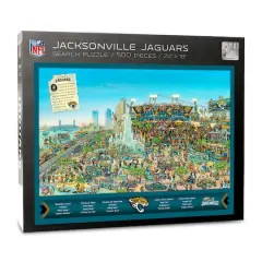 Joe Journeyman NFL 500 Piece Jigsaw Puzzle Jacksonville Jaguars