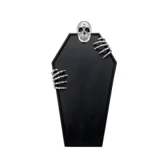 Silver Skeleton Coffin Cheese Board by Makery&trade;