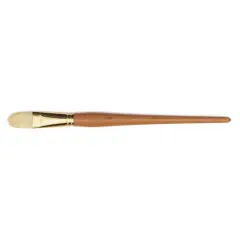 Raphael D'Artigny Interlocked White Filbert Bristle Brush,Size 24
