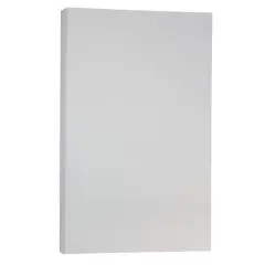 JAM Paper Legal Vellum Bristol Cardstock Paper, 50 Sheets Gray