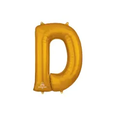 32" Gold Letter Foil Balloon D