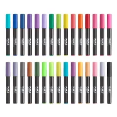 30 Color Fabric Ink Marker Set by Make Market&reg;