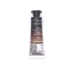 Sennelier French Artists' Watercolor, 10mL 435 Transparent Brown S1
