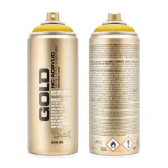Montana&trade; Gold Acrylic Professional Spray Paint G1030 Banana