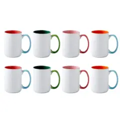 Cricut&reg; 15oz. Color-Pop Beveled Ceramic Mug Blank Bundle