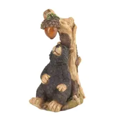 9.75" Black Bear Solar Statue