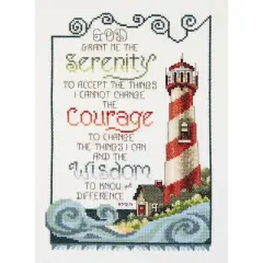 Janlynn&reg; Serenity Lighthouse Counted Cross Stitch Kit
