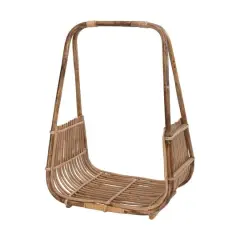 Hello Honey&reg; Handmade Rattan Magazine Holder with Natural Finish