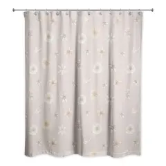 Florals Shower Curtain Blush