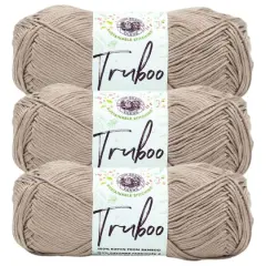 3 Pack Lion Brand&reg; Truboo Yarn Sand