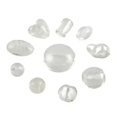 Mixed Lampwork Glass Craft Beads by Bead Landing&trade; Clear