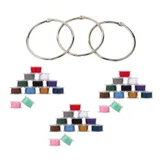 SINGER&reg; Class 15J Sewing Bobbin & Storage Rings Set