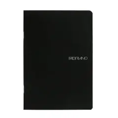 Fabriano&reg; Small Black EcoQua Notebook, 5.83" x 8.27"