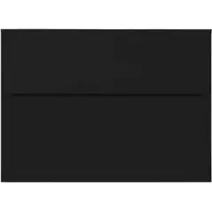 JAM Paper A7 Smooth Black Invitation Envelopes, 50ct.