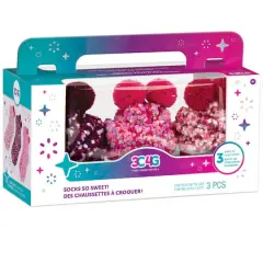 Make It Real&trade; 3C4G Socks So Sweet Cupcake Socks Set