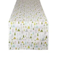 DII&reg; 72" Holiday Woods Printed Table Runner