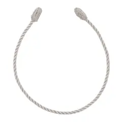 Haute Decor 20" Silver Decorative Twist Ties, 6ct.