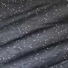 Feldman Black with Silver Sparkles Mesh