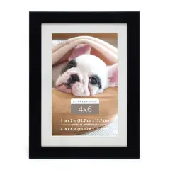 Expressions&trade; Aluminum Frame with Mat by Studio D&eacute;cor&reg; Black