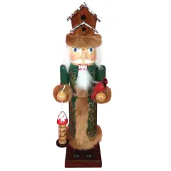 Santa's Workshop 15" Birdhouse Nutcracker