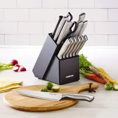 Farberware Stainless Steel Knife Block Set
