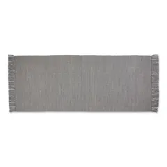 DII&reg; 2-Tone Ribbed Rug, 2.5ft. x 6ft. Gray/Off White