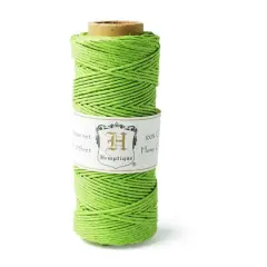 Hemptique&reg; Hemp Cord Spool, 20lb. Lime Green