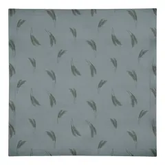 Feather Grass Cotton Twill Napkin Blue and Emerald